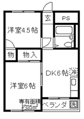 小山コーポ　間取り