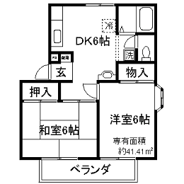 ユニティ小林　間取り