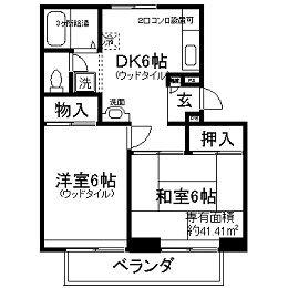 ユニティ小林　間取り