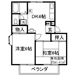 ユニティ小林　間取り